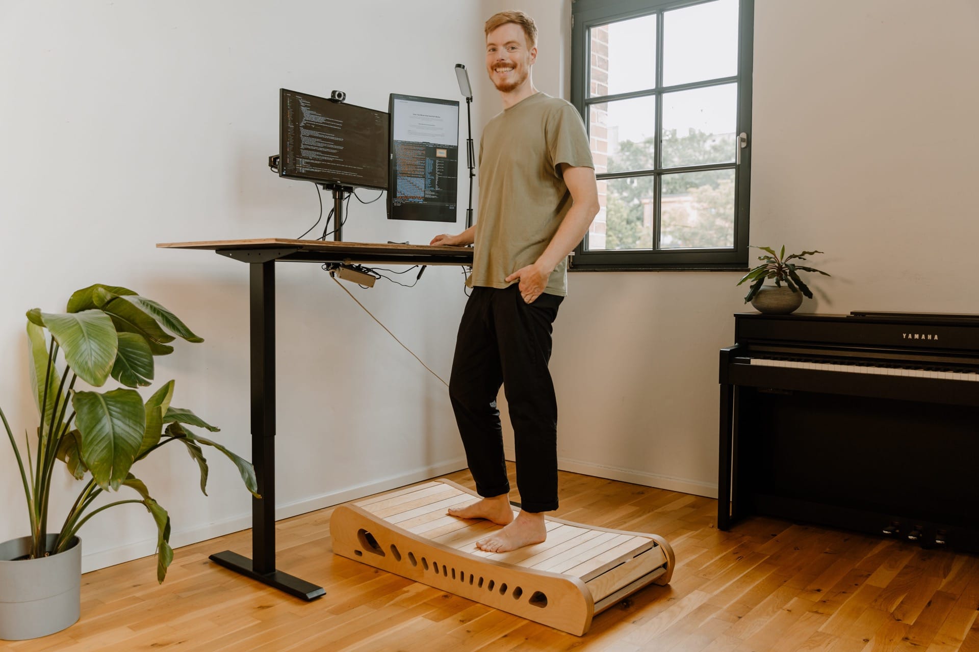 Johannes on the Office Walker in Berlin